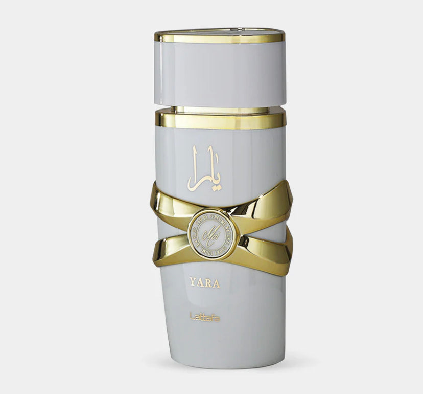 Lattafa Yara Moi Eau de Parfum 100ml - White Yara Fragrance with Jasmine, Peach and Caramel Notes