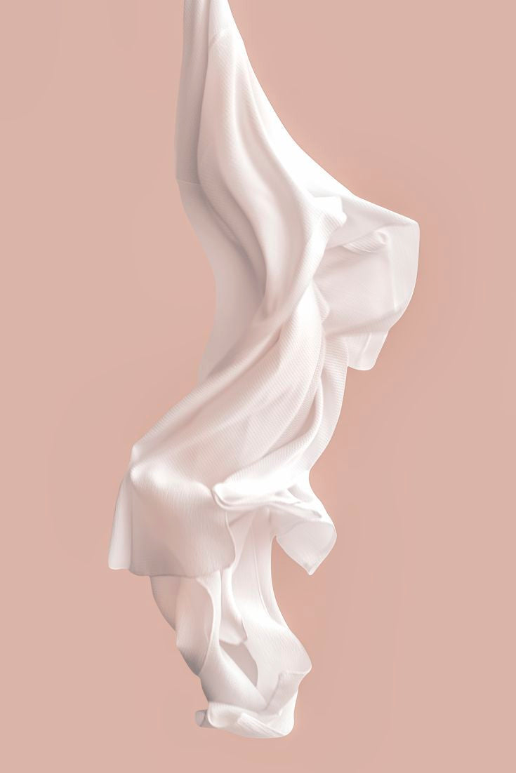 BLANC (white) Chiffon Hijab