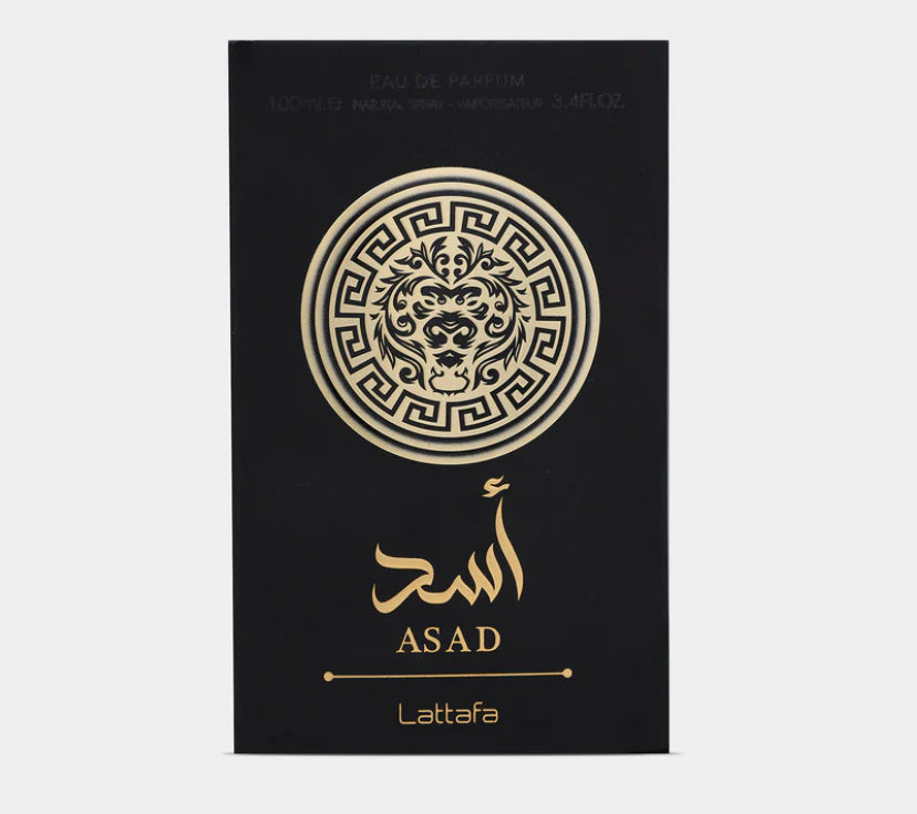 Lattafa Asad Eau De Parfum 100ml - Spicy Black Pepper, Rich Coffee, and Robust Notes Fragrance