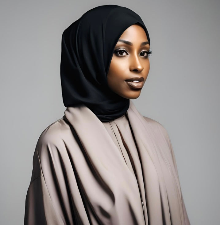 BLACK JERSEY HIJABS