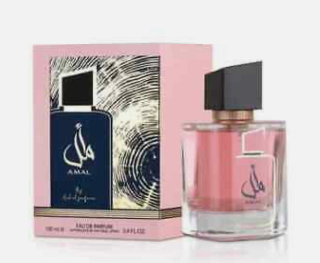Ard Al Zaafaran Amal Eau de Parfum - 100ml, Floral and Woody Notes, Versatile Application