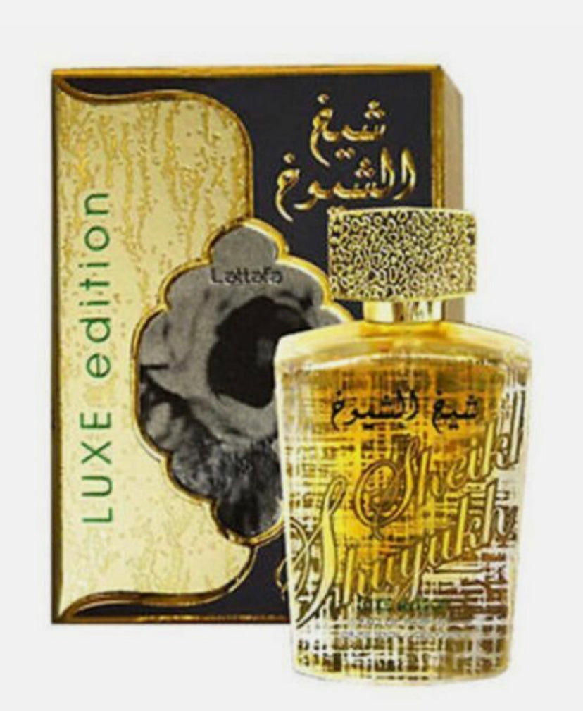 Lattafa Sheikh Al Shuyukh Unisex Eau de Parfum - 100ml EDP Spray, Luxe Edition