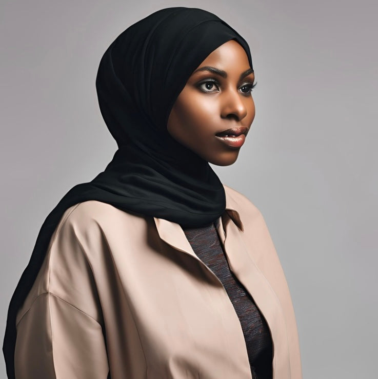 BLACK JERSEY HIJABS
