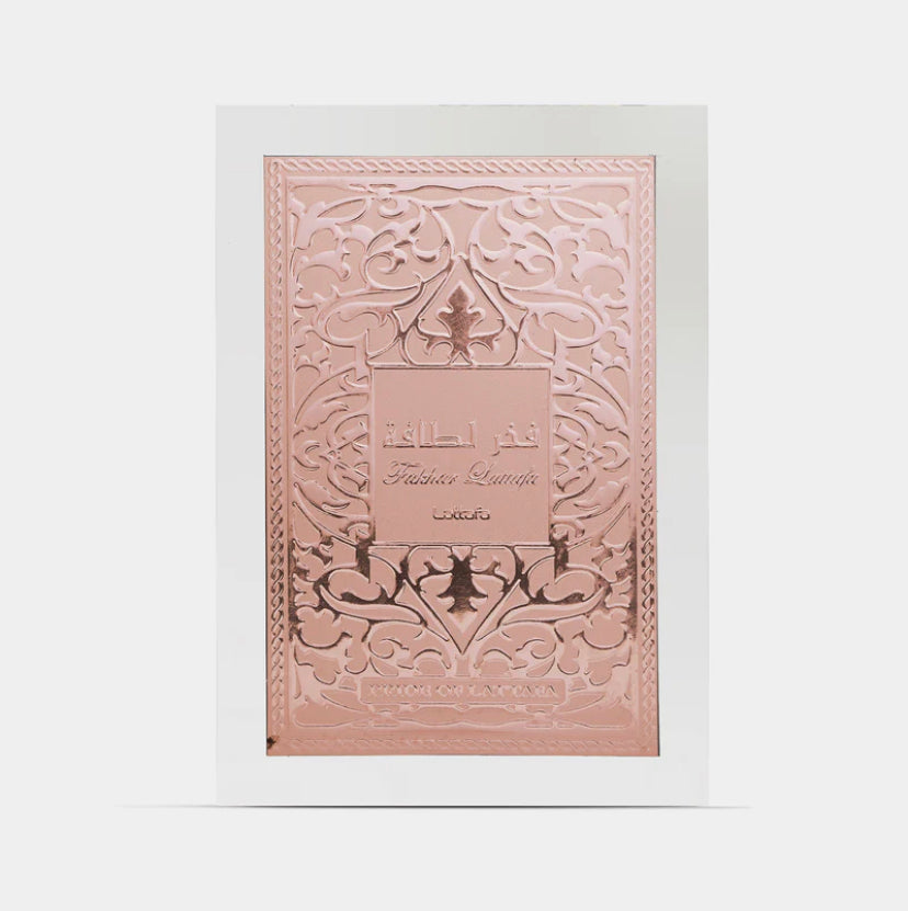Lattafa Fakhar Rose Eau De Parfum 100ml - Floral Symphony with Tuberose and Fruity Notes