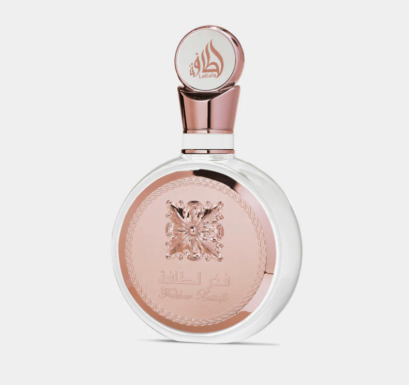 Lattafa Fakhar Rose Eau De Parfum 100ml - Floral Symphony with Tuberose and Fruity Notes