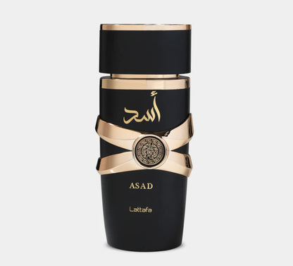 Lattafa Asad Eau De Parfum 100ml - Spicy Black Pepper, Rich Coffee, and Robust Notes Fragrance