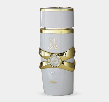 Lattafa Yara Moi Eau de Parfum 100ml - White Yara Fragrance with Jasmine, Peach and Caramel Notes