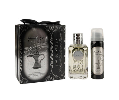 Ard Al Zaafaran Dirham Silver Eau de Parfum 100ml - Floral and Woody Fragrance for Men and Women