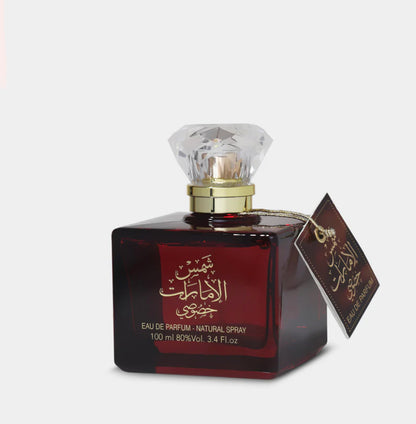 Ard Al Zaafaran Shams Al Emarat Khususi Eau de Parfum 100ml - Delicate Fruity White Musk with Vanilla, Rose, Amber and Sandalwood