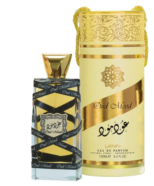 Lattafa Oud Mood Fragrance for Men and Women with Rich Oud Base