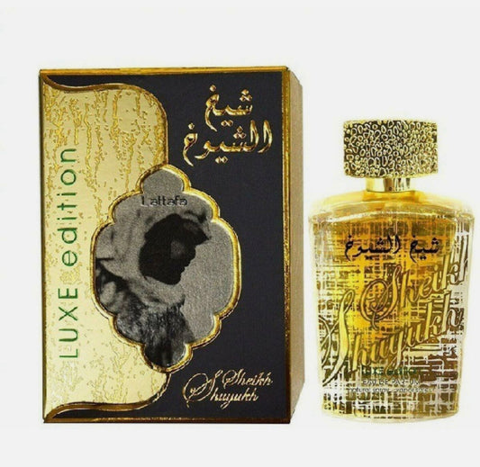 Lattafa Sheikh Al Shuyukh Unisex Eau de Parfum - 100ml EDP Spray, Luxe Edition